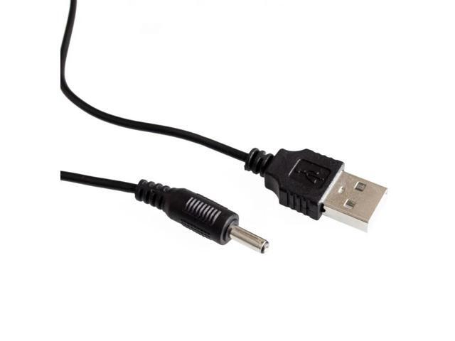 USB 2.0 A Male To 3.5x1.35mm 3.5mm Plug Barrel Jack 5V DC Power Supply Cord Adapter Charger Cable 3.5*1.35mm