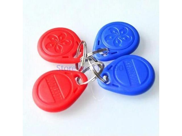 10 Pcs 125kHz RFID Proximity ID Token Tag Key Keyfobs