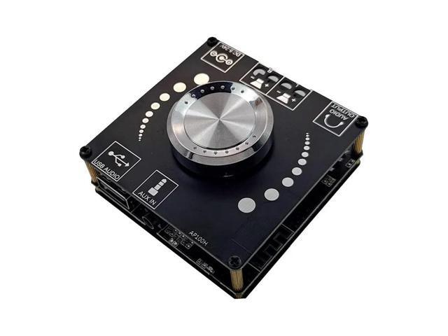 AP100H 100WX2 Bluetooth-compatible 5.0 Stereo Amplifier Board Module AUX USB Sound Card Digital Power Amp Amplificador