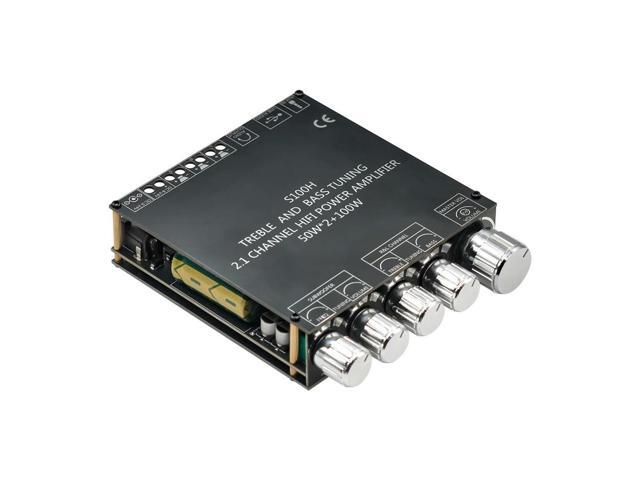 For Bluetooth 5.0 2.1 Channel Power Audio Stereo Subwoofer Amplifier Board 50W*2+100W HIFI TPA3116D2 High And Low XY-S100H S100L