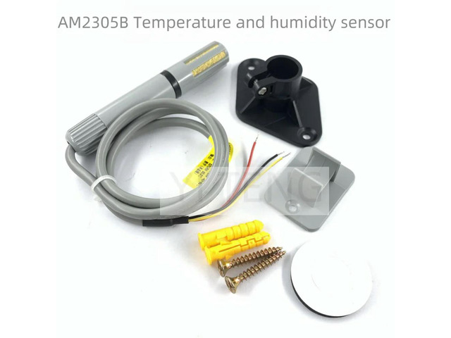 (1Pcs) AM2305B temperature and humidity sensor probe replaces the AM2305 standard single-bus I2C line length of 70cm