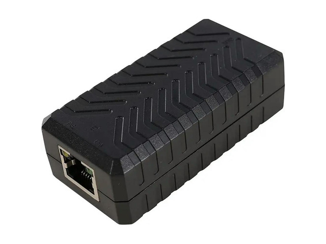 3X 1 Port POE Extender 10/100Mbps With IEEE 802.3Af Standard Input/Output For IP Camera Transmission Distance 120 Mete