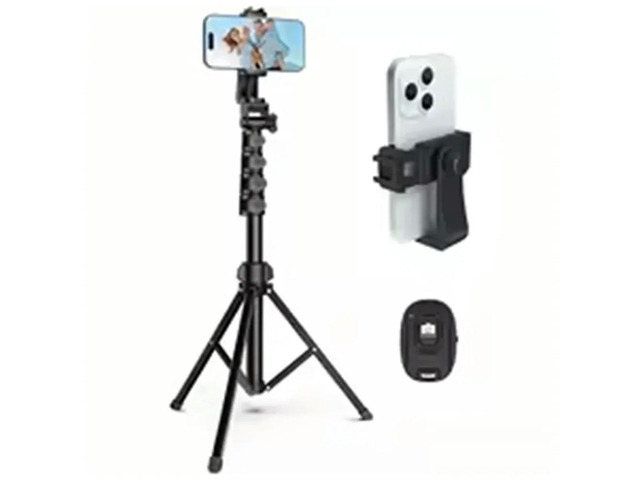 160Cm Tripod For Cell Phone Camera Phone Stand Tripod With Remote And Phone Holder Tripod Video Recording