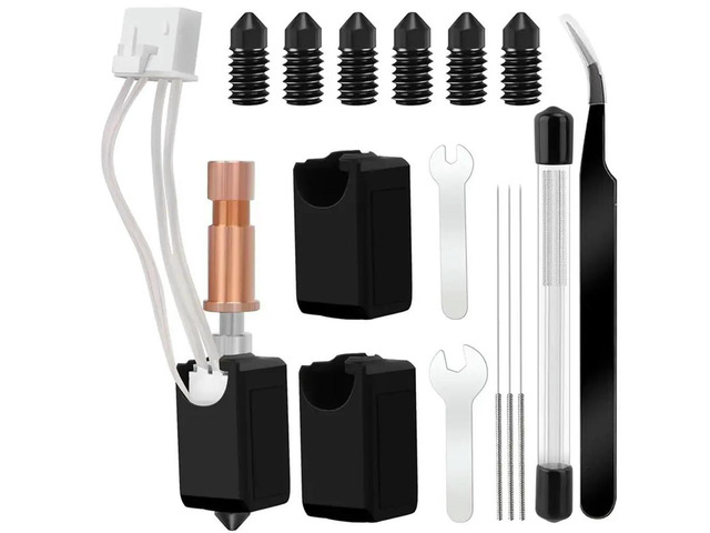 S1 Combo For S1 For S1 Combo Hotend 1 Hot End 6 Hardened Steel Nozzles And 2 Socks 3D Printer Accessories