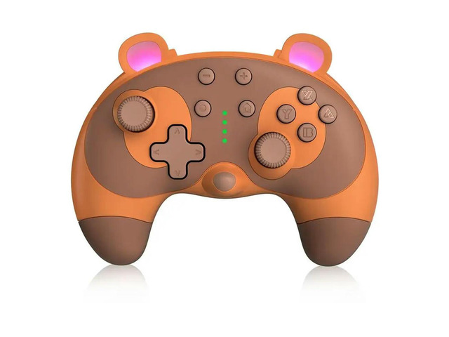 Dual-Operation Mode Gamepad With 6-Axis Gyro,Dual Vibration & Macro Programming,Large-Capacity Game Controller