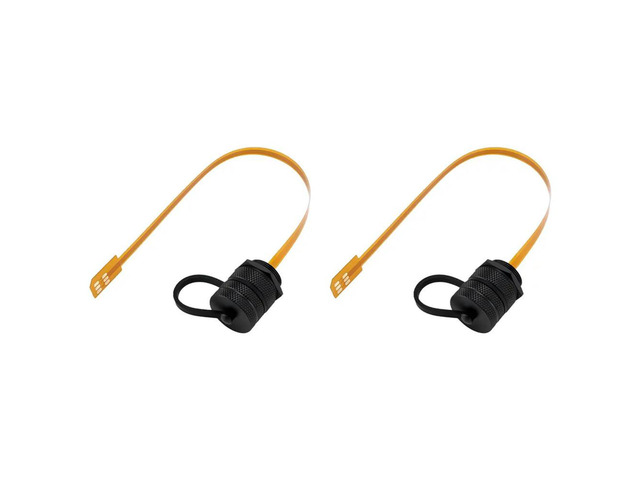2X Micro-SIM Extension Cable IP67 Micro-Sim Panel Mount Extension Cable For Cabinet Chassis Case Frame Envelope