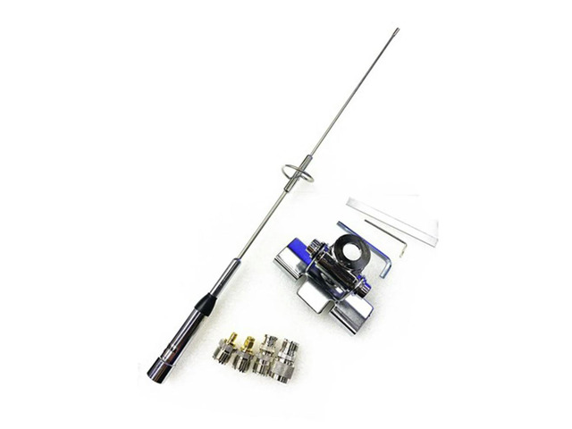 4 Connector +NL-770S Dual Band Antenna RB-400 Antenna Mount Bracket Clip 5M Coaxial Cable Kit For Car Radio KT8900