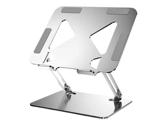 Alloy Steel Foldable Laptop Stand Tablet Holder For Below 17.3 Inch Devices Heightening Design