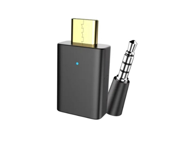 Audio LC3 Bluetooth5.4 Audio Transmitter Aptx-LL/HD Type-C Stereo Music Adapter With 3.5Mic For PC TV PS4/5