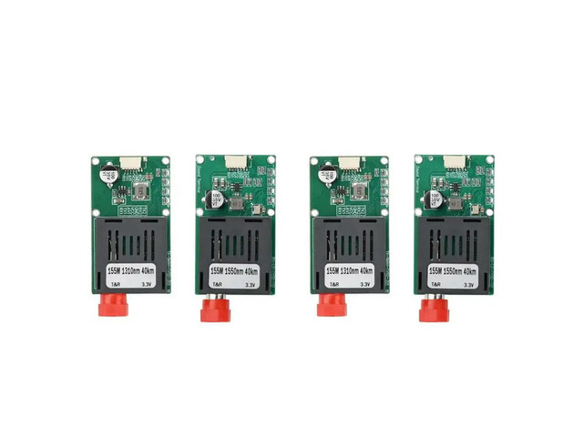 2X Fiber Converter Single Mode Single Fiber FC/UPC TX/RX 1 Channel Video+UART TTL SBUS To Optic Controller 0-40Km