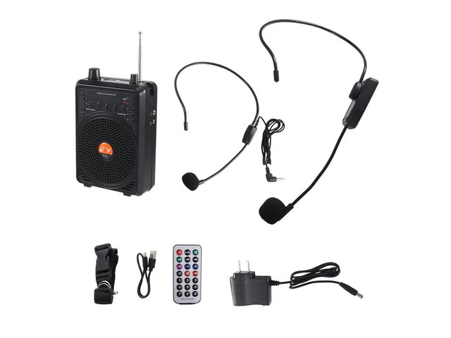48W 2.4G Teacher Microphone Bluetooth 48W 2.4G Rechargeable Mini Voice Amplifier For Teachers Singing Train