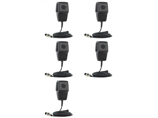 5X CB-507 Microphone 4 Pin Connector Mobile Radio Speaker For Cobra Uniden Galaxy Car CB Radio Two Way Radios