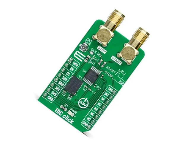 Digital Converter TDC Click Module-MIKROE-4770 TDC7200PWR Mikroe TDC Click Module-