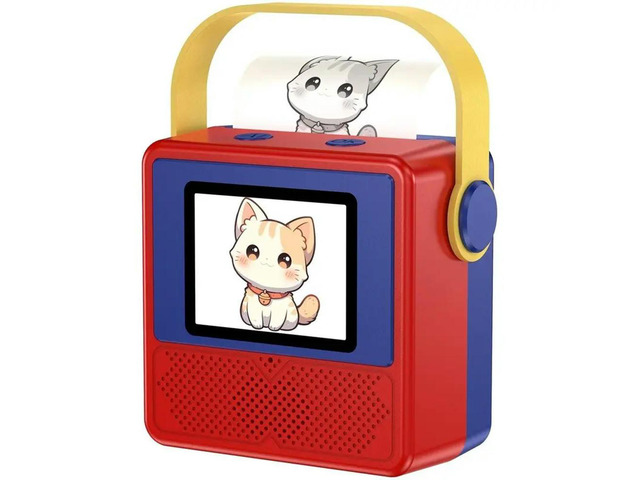Thermal Inkless AI Printer For Kids 2.4' Eye Protection Screen Instant Drawing Functionality