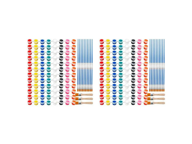 40 Pack Mini Acrylic Paint Sets,For Art Craft Painting,Washable Paints Set For Home Birthday Party DIY Favors