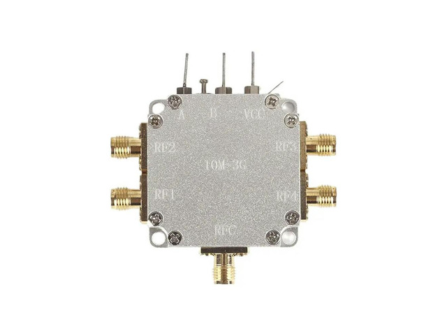 Power Splitter Module 1W 1X SMA To 4X SMA 10M-3Ghz 4 Way Power Divider 50 Clock Signal Distributor