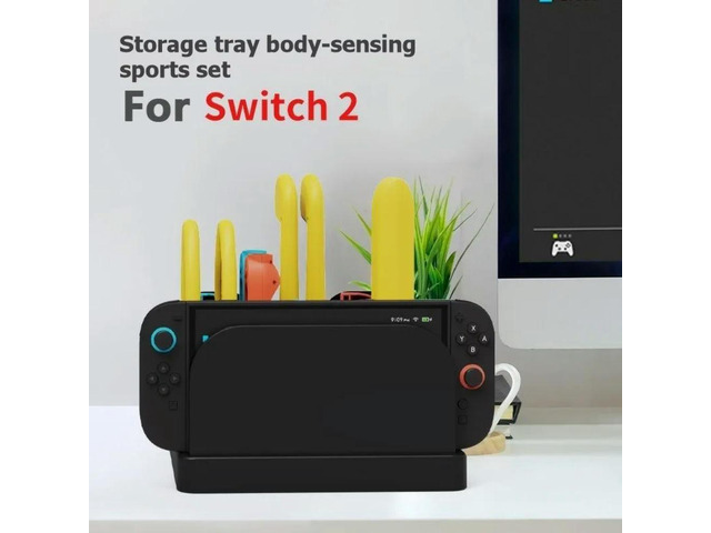 For Switch 2 For Sports Accessories Kit With Organizer Stand- For Sports Games Family Compatible Bundle