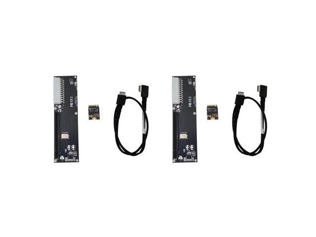 2X PCI-E 3.0 M-Key M.2 To Oculink SFF-8612 SFF-8611 Host Adapter For GPD WIN Max2 External Graphics Card SSD