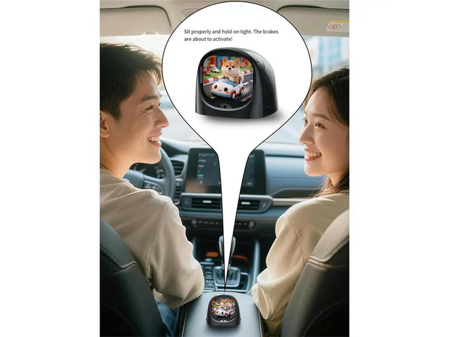 Dash Board AI Car Robot Electronic Pet Dashboard Emotional Expression Dash Car Decorations Wi-Fi Multilingual Dialogue