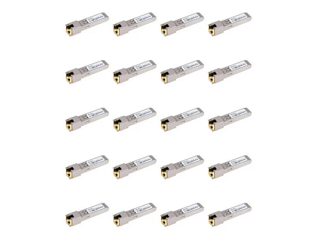 SFP Module RJ45 Switch Gbic 10/100/1000 Connector SFP Copper RJ45 SFP Module Gigabit Ethernet Port 20Pcs