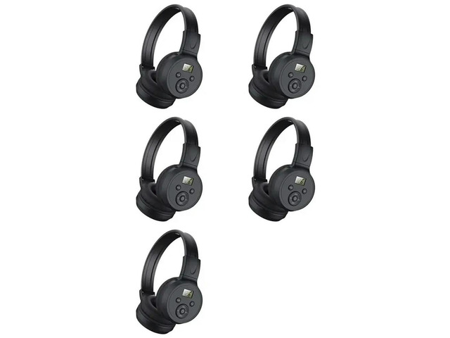 5X FM Radio Headphones, Rechargeable FM Radio Headset Receiver For Meeting, Daily Works, Hiking