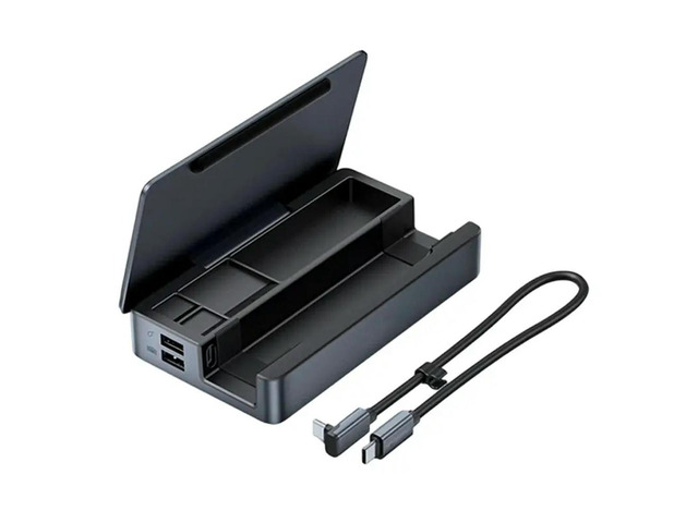Game Docking Station USB C -Compatible 4K@ 60Hz Adapter HUB RJ45 Port USB 3.2 10Gbps For Switch Rogue Rog Ally X Legion G