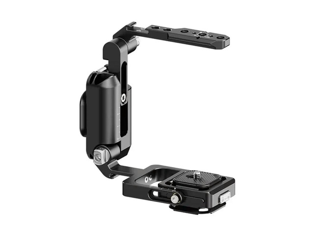 XJ01 Uka Universal Foldable Camera Cage With 2-In-1 Handle For DSLR Mirrorless Cameras- Tripod Gimbal Mount& Phone Clamp