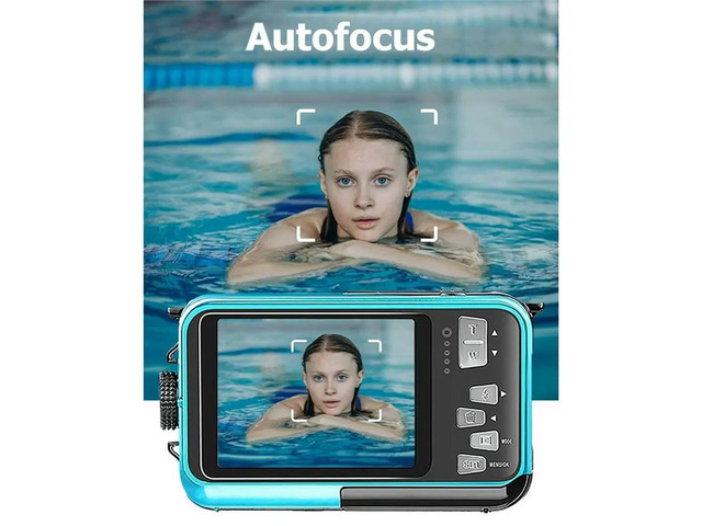 For Swimming Underwater Digital Camera 2.7K Video Camcorder Sport Digital Camera Waterproof Shockproof 5M/16FT