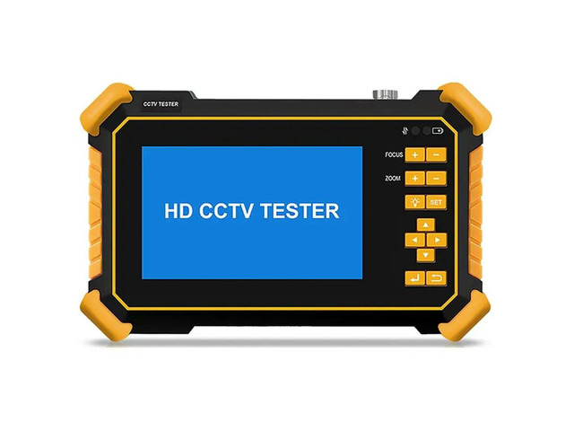 Securexpert 8MP 4.3' HD Video Tester With PTZ Control, LED Light For TVI/CVI AHD/CVBS CCTV Installation Tools- US Plug Includ
