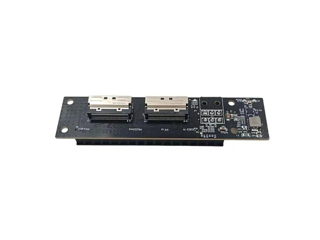 MCIO 8I 2X To Pcie 5.0 X16 Slot Adapter GEN5 For Network Graphics Video Card GPU With 6 Pin Power Support