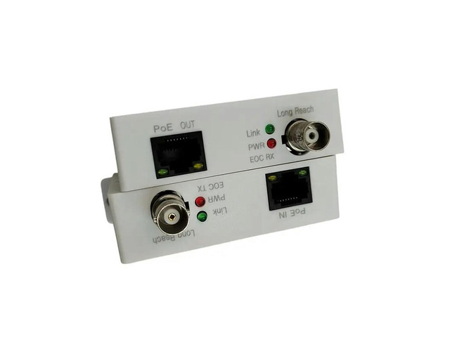 POE Over Coax EOC Converter For Power And Data Transmission Over Regular Over Coax Max 3000Ft Converter