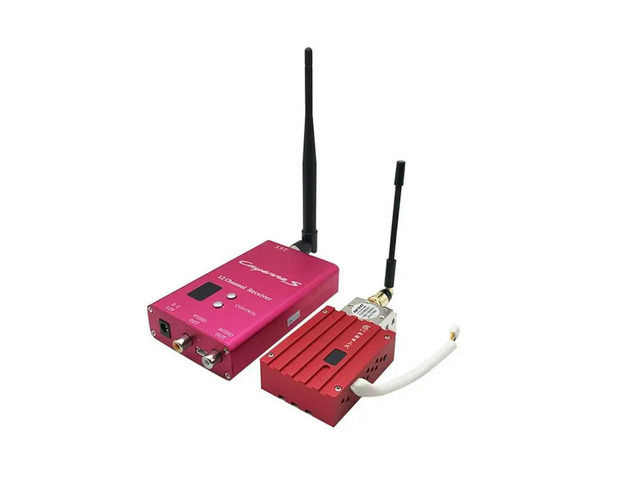 FPV VTX+ VRX Transmitter And Receiver 8W 1.2G 1.3G Long-Distance Video Transmission Enhanced Version Equipment