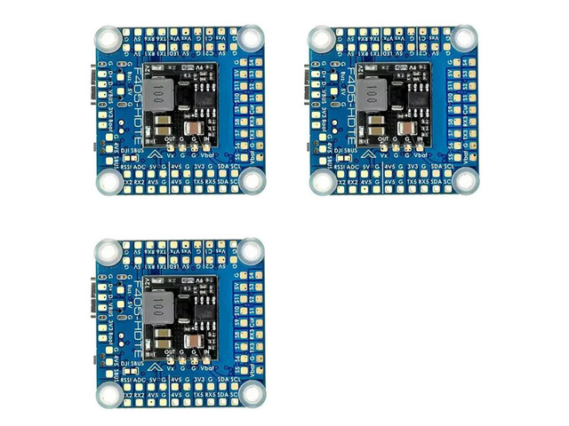 3X For MATEKSYS F405-HDTE Dual BEC Baro OSD Blackbox 3-12S LIPO F4 Flight Controller For RC Airplane FPV Freestyle
