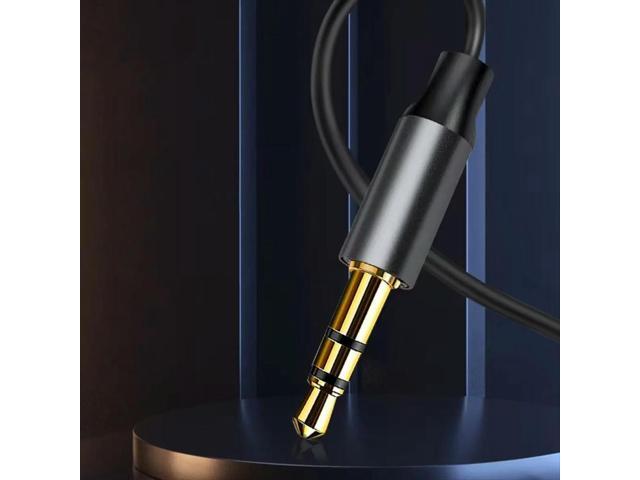 AUX Bluetooth Adapter Car 3.5mm Jack Audio Transmitter 5.2 Receiver USB Dongle Cable Handsfree Car with Microphone