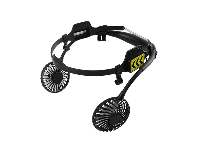 Safety Helmet External Fan 3 Speeds For Summer Cooling With Night Light Suitable For Most Helmets