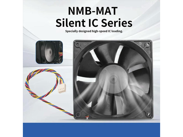 4715KL-04W-B56 Miner Fan for 12038 DC 12V 1.30A 130CFM 3600RPM Y4574 for Special Cooling Fan