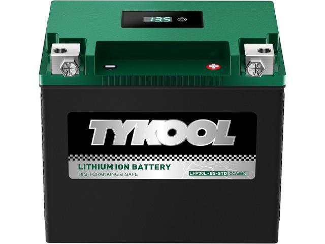 TYKOOL LFP30L-BS-STD 12V Lithium Battery, Replaces YTX30L-BS, 650CCA Fits for ATV UTV Motorcycle PWC, Compatible with Benelli 900cc Polaris Ranger...