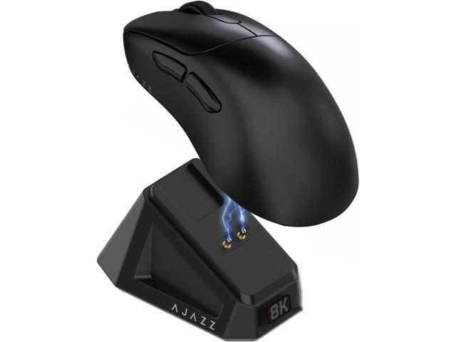 AJ179PRO PAW3395 26000 DPI Gaming Mouse, 8000Hz Polling Rate, 58g Ultra-Light, Tri-Mode (2.4G/Wired/Bluetooth 5.2), Magnetic RGB Charging Dock,...
