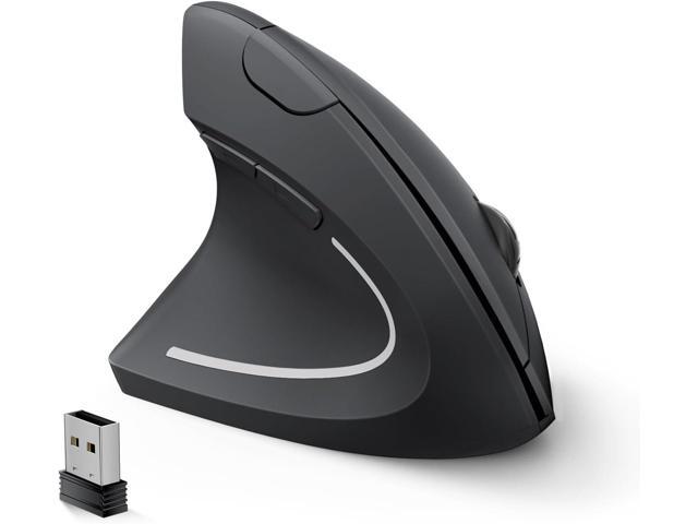 Lekvey Left Handed Ergonomic Mouse, Vertical Wireless Mouse for Left Hand, 2.4G USB Carpal Tunnel Lefty Mouse, 3 Adjustable DPI, 6 Buttons, for...