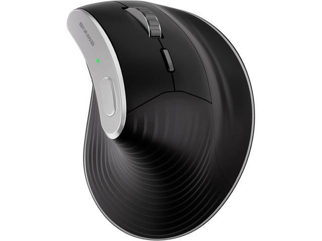 Wireless Vertical Ergonomic Optical Mouse 2.4G Bluetooth Wireless Vertical Mouse 4 Adjustable 1000/1600 / 2400/3200 DPI Wireless Mouse Compatible...