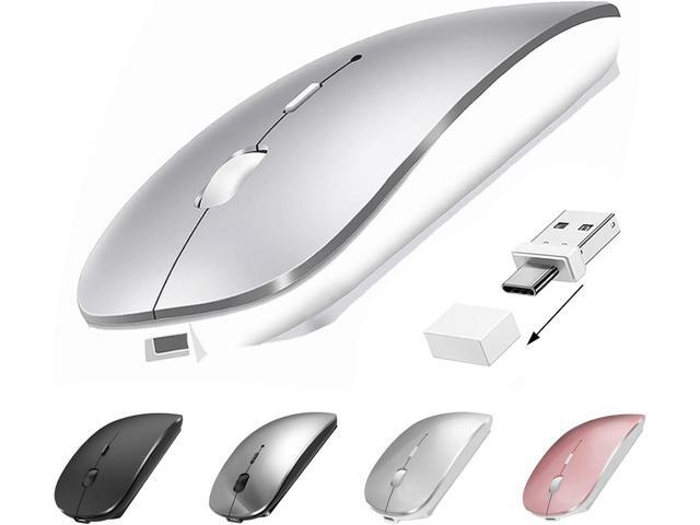 Bluetooth Wireless Mouse USB C for MacBook Air Pro iMac Laptop Desktop Computer, Wireless Rechargeable Silent C Mouse for Mac Desktop/iPad/Surface...