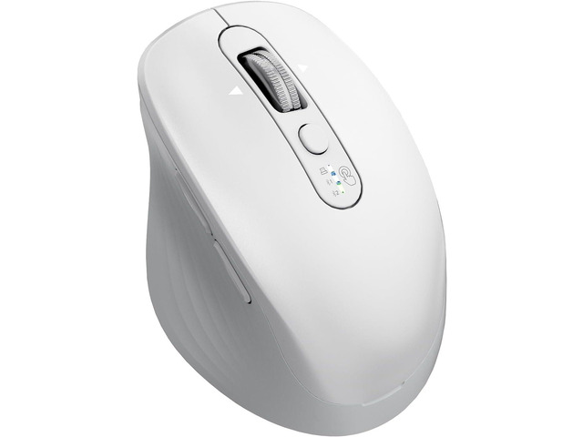 INFINMIND Wireless Bluetooth Mouse, Multi Device (BT1/BT2 + 2.4G USB) Mouse for Laptop, iPad & Mac, 4-Way Scroll with Side Buttons, Silent Click...