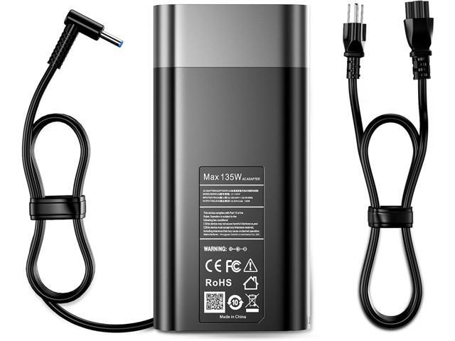 135W Laptop Charger Compatible with HP Spectre X360 15 16 15t-df100 15-df 16t-f10 16-f2097nr Omen 15 17 Pavilion Gaming 15 16 ZBook Studio G5 G6 G7.