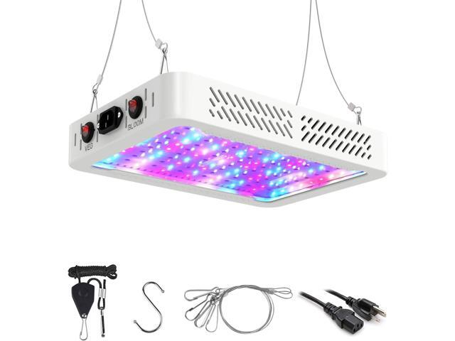 Beelux 1000w LED Grow Light for Indoor Plants Full Spectrum, Upgrade Dual Chips and Dual Switch Plant Grow Lights for Seed Starting Veg and Flower...