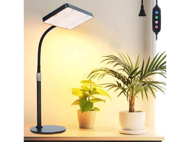 Tabletop Grow Lights for Indoor Plants 25 Watt, Bright Natural Sunlight Full Spectrum Plant Growing Lamps for Houseplants & Bonsai, 4/8/12/16/20H.