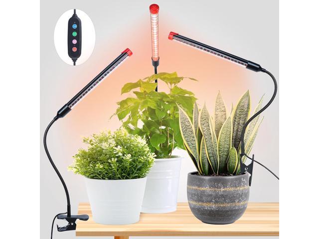 Game Changer! FECiDA 2026 3Pack 9 Watt Power Draw, NO Need Adapter, Clip Grow Lights for Small Indoor Plants, Bonsai, 4/8/12H Timer, Enough Bright...