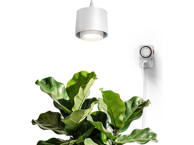 Barrina TR40 Hanging Grow Lights for Indoor Plants, 40W 4000K Full Spectrum, Adjustable Beam Angle 15°-60°, Hanging Grow Light with Mechanical...