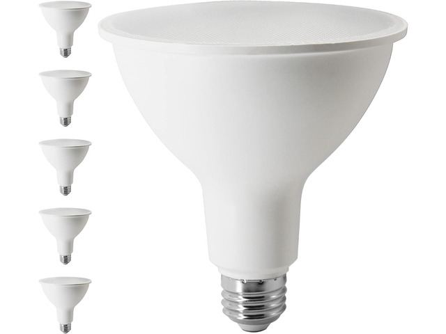 Sylvania Full Cycle 20W LED Grow Light Bulb, PAR38, 30 Micromoles/s, 80 CRI, Non-Dimmable, Frosted - 6 Pack (41269)