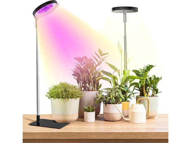 Grow Lights for Indoor Plants Full Spectrum, 48 LEDs Plant Light for Indoor Plants with 2 Mounting Options, 3 Optional Spectrums, 3/9/12Hrs, 10.