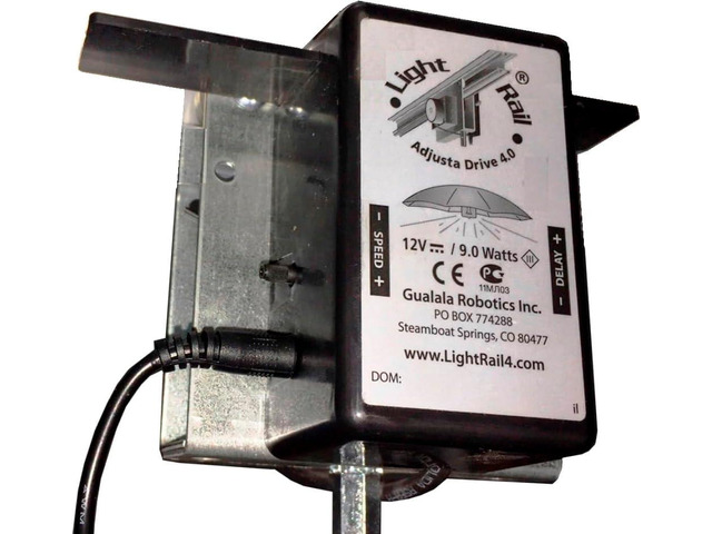 Light Rail 4.0 AdjustaDrive Motor, No Rail, Robotic Grow Light Mover Genuine and Solidly Made in The USA